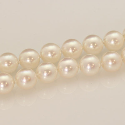 8.5-9mm Akoya Pearl Necklace with Diamond Vario Clasp