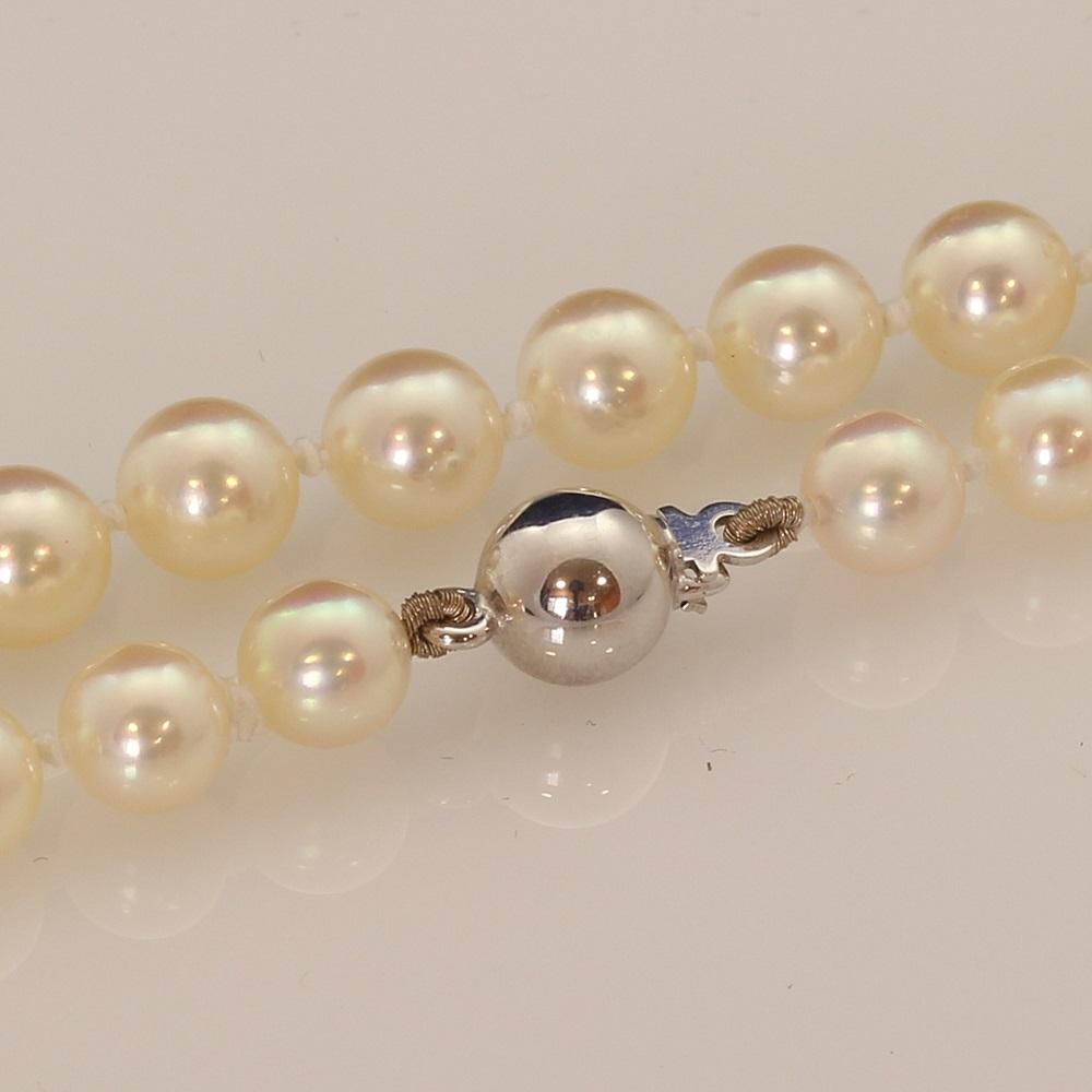 5-5.5mm Cultured Akoya Pearl Necklace 20"