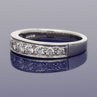 Platinum Graduated Diamond Eternity Ring