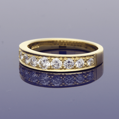 18ct Yellow Gold Graduated Diamond Eternity Ring