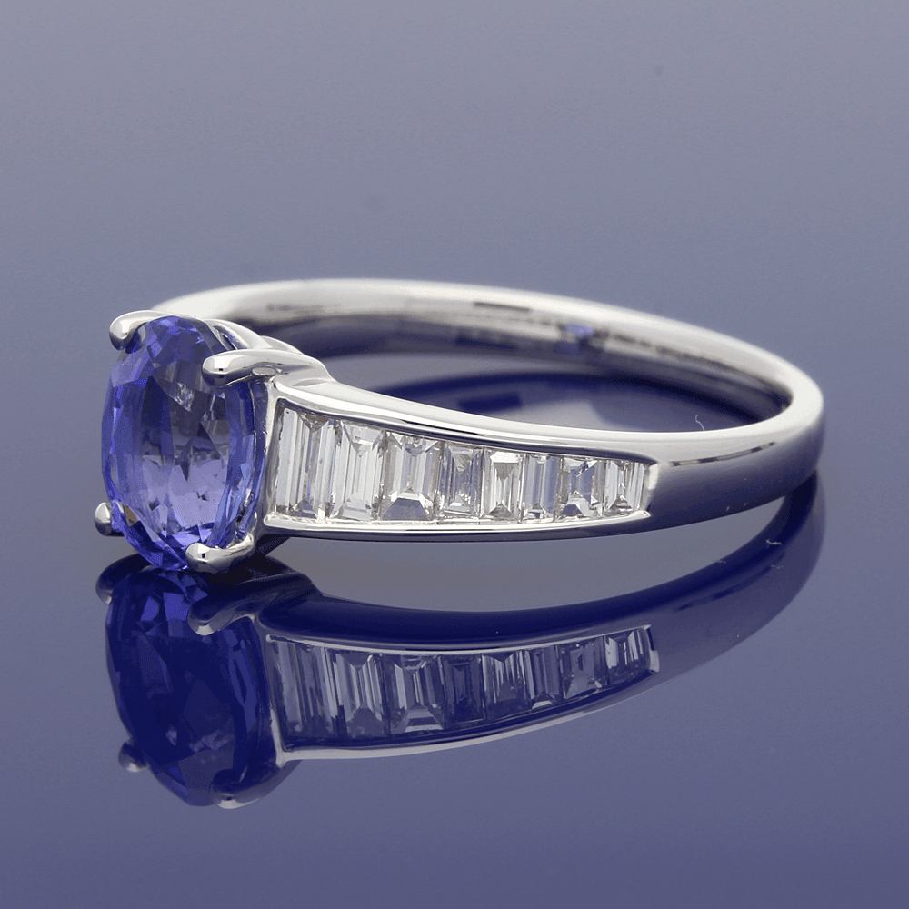Tanzanite 2025 baguette ring