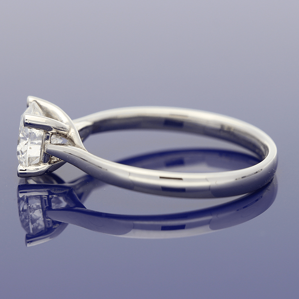 Platinum Certificated 1.13ct Diamond Solitaire Engagement Ring