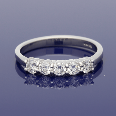 Platinum Diamond 5-Stone Ring