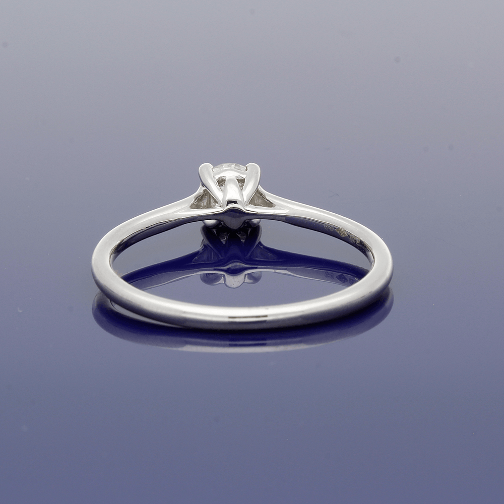 Platinum Diamond 0.41ct Solitaire Engagement Ring