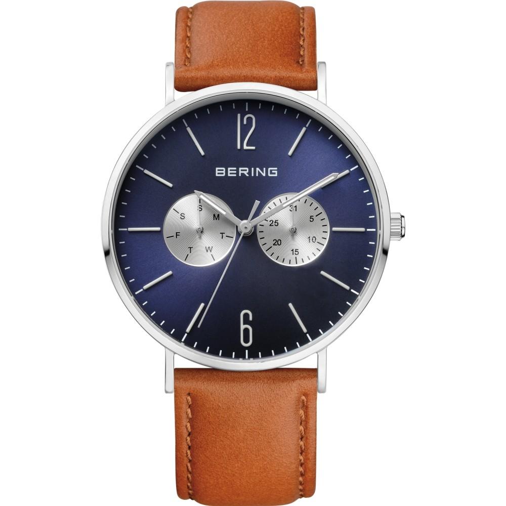 Gentlemen's Bering Classic 40mm Stainless Steel Quartz Double Strap Watch, 14240-507