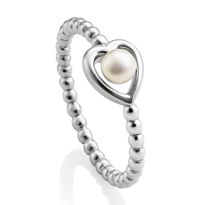 Jersey Pearl Kimberley Selwood Pearl Ring - Silver