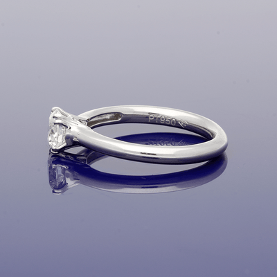 Platinum 0.70ct Certificated Diamond Solitaire Engagement Ring