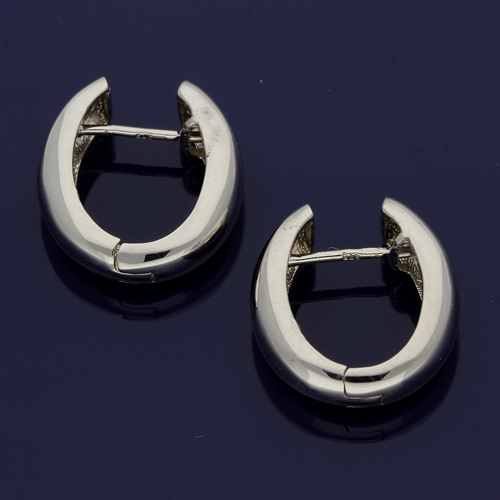 Mens white 2025 gold huggie earrings