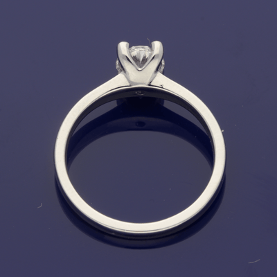 Platinum Certificated 1.01ct Oval Diamond Solitaire Engagement Ring