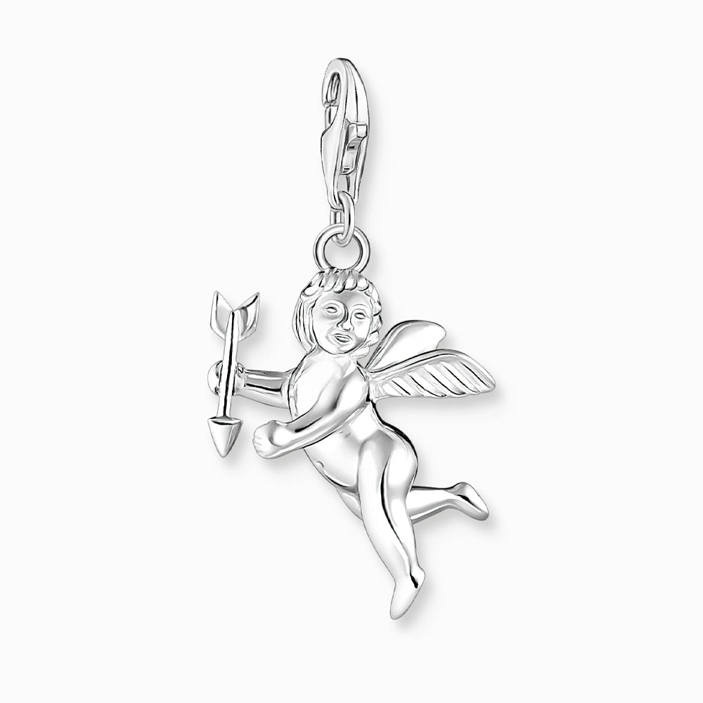 Thomas Sabo Silver Angel Cupid Charm 0001-001-12