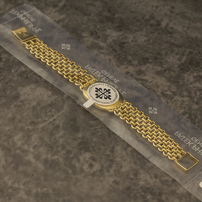 Pre-owned Gentlemen's Patek Philippe Golden Ellipse 18ct Yellow Gold Manual Wind Bracelet Watch, 3848/1J