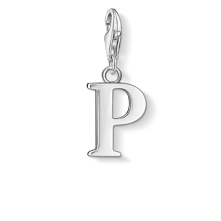 Thomas Sabo Sterling Silver Letter P Charm 0190-001-12