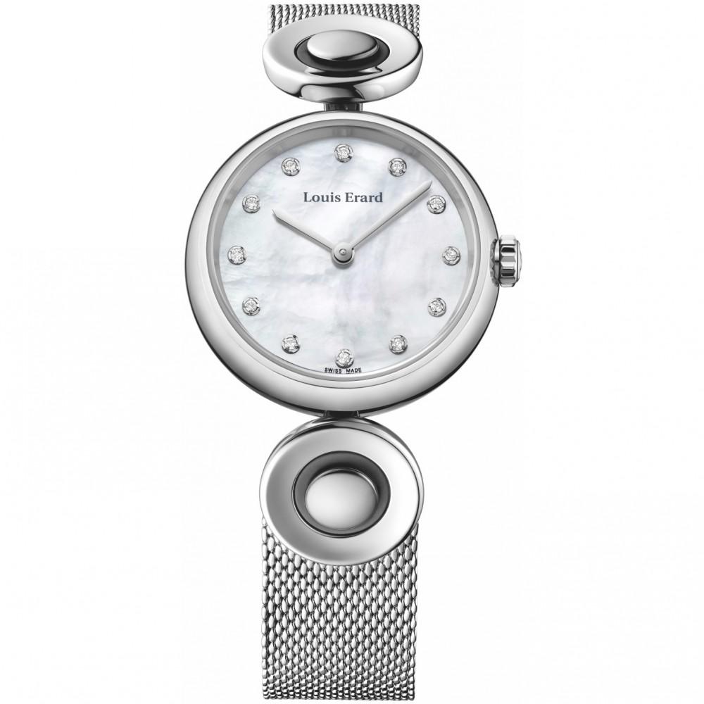 Ladies Louis Erard Watch 4 Seasons Romance Quartz Diamond Dial Watch, 19830AA14.SETAA1