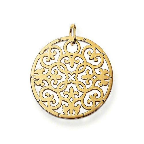 Thomas Sabo 18ct Yellow Gold Plated Silver Ornament Pendant PE431-413-12