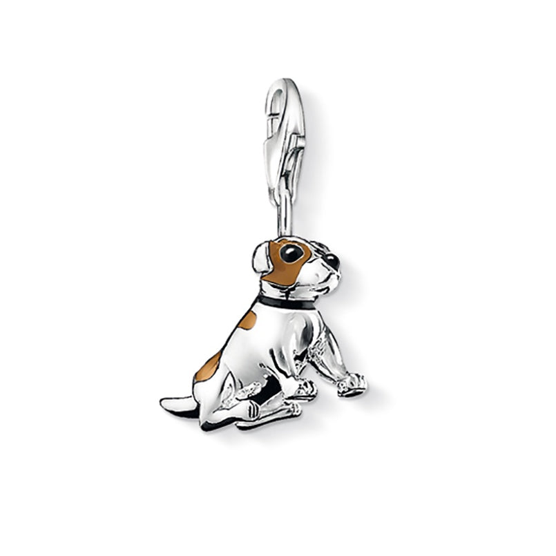 Thomas Sabo Jack Russell Terrier Dog Silver Charm 0761-007-2