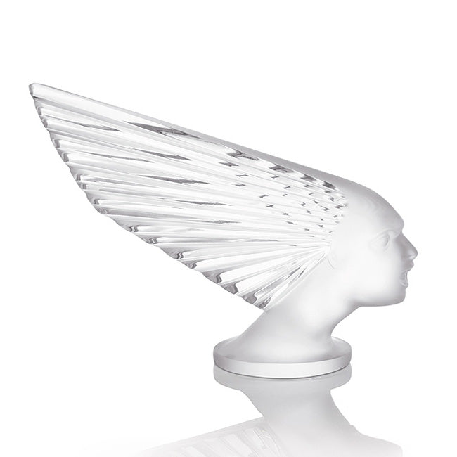 Lalique Victoire Sculpture, Clear Crystal Mascot 10108200