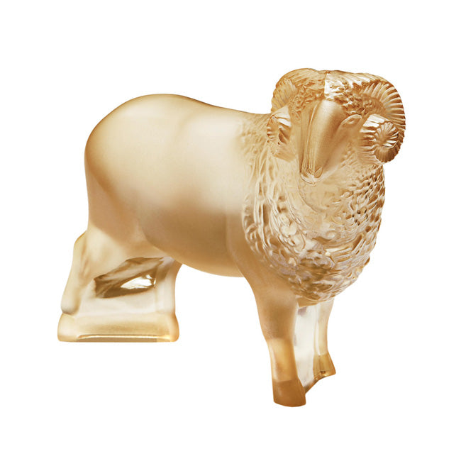 Lalique Ram – Gold Luster