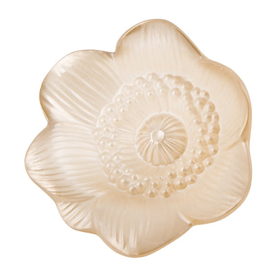 Lalique Small Anémone Sculpture,  Gold Luster 10519500