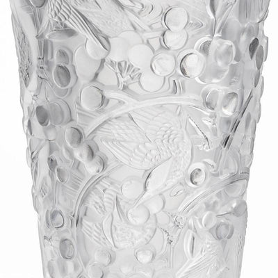 Lalique Merles & Raisins Vase - Medium