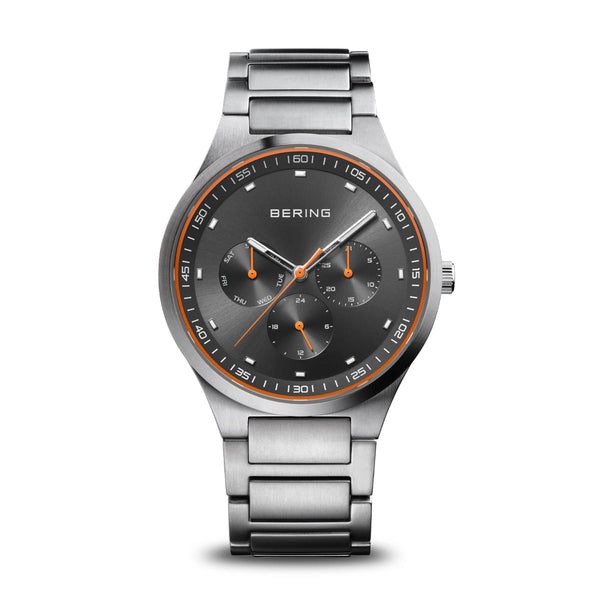 Gentlemen's Bering 40mm Multifunction Stainless Steel Bracelet