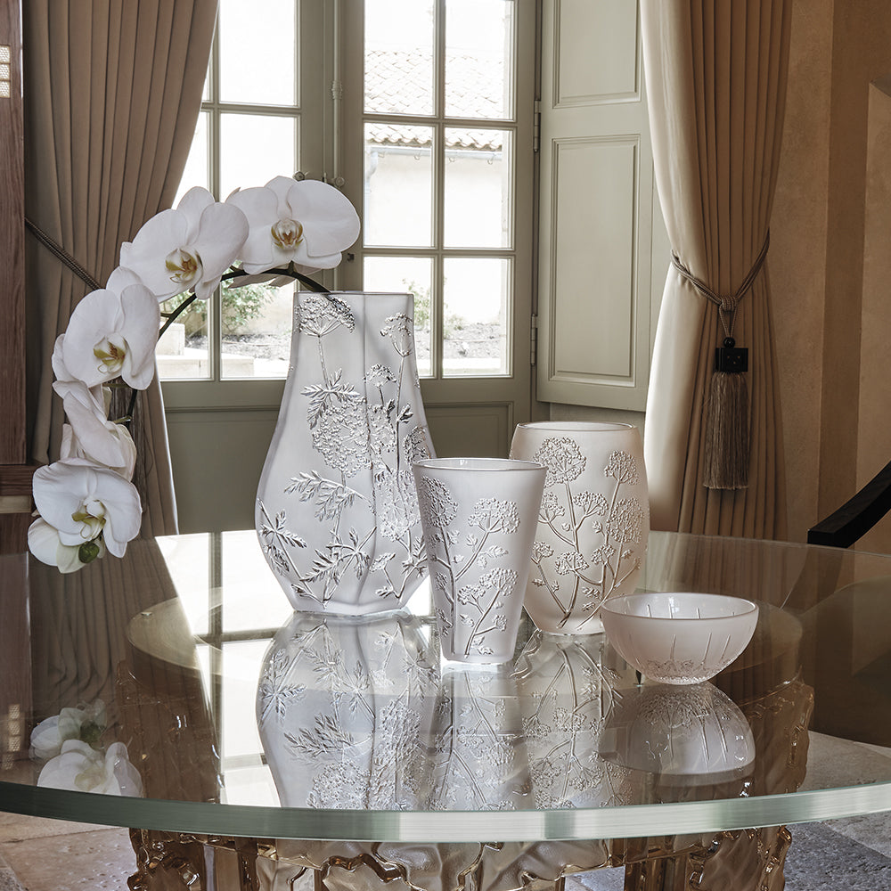 Lalique Ombelles Vase - Clear Crystal 1260400