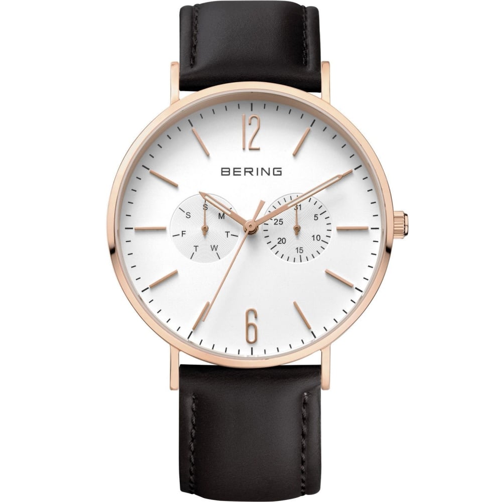 Gentlemen's Bering Classic 40mm PVD Stainless Steel Quartz Double Strap Watch, 14240-464