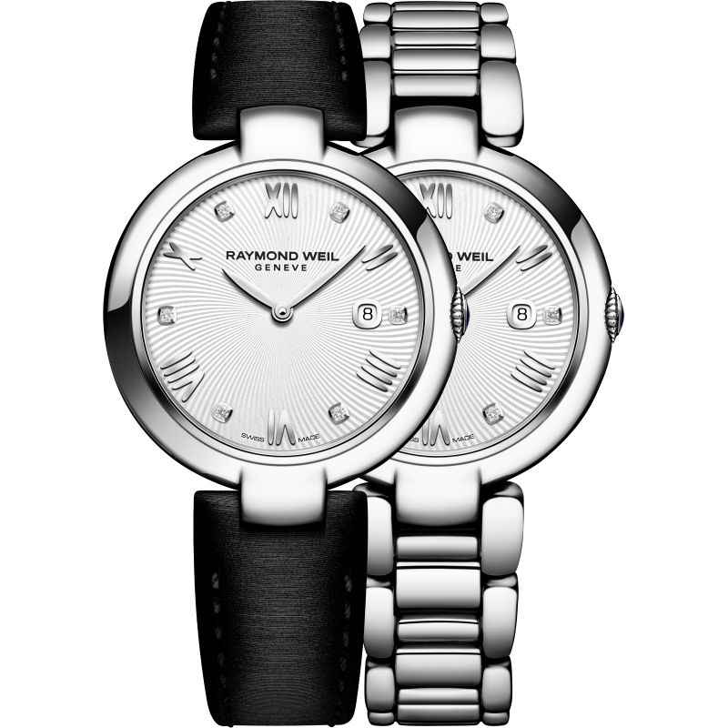 Raymond Weil Ladies Shine Stainless Steel Quartz Watch, 1600-ST-00618