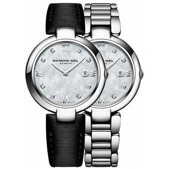 Raymond Weil Ladies Shine Stainless Steel Quartz Watch, 1600-ST-00995