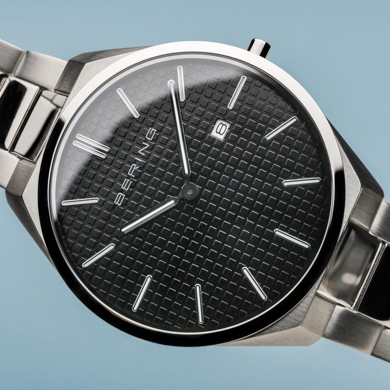 Gentlemen's Bering Ultra Slim 40mm Stainless Steel Quartz Bracelet Watch, 17240-702