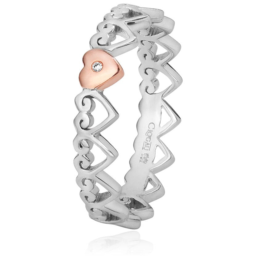Clogau Heart Affinity Diamond Ring - 3SEH06