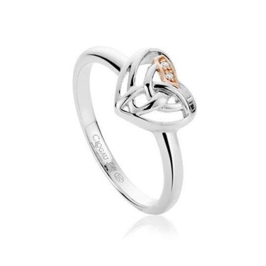 Clogau Eternal Love Diamond Heart Ring - 3SELR