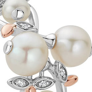 Clogau Lily of the Valley Pearl Ring 3SLYV0295 Gold Arts