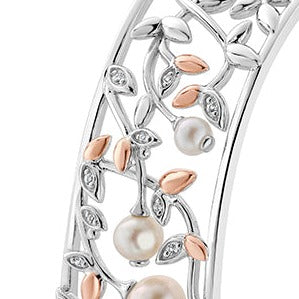 Clogau Lily of the Valley Pearl Bangle - 3SLYV0338