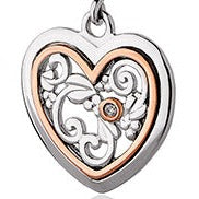 Clogau Tree of Life Heart One Diamond Earrings - 3SONE