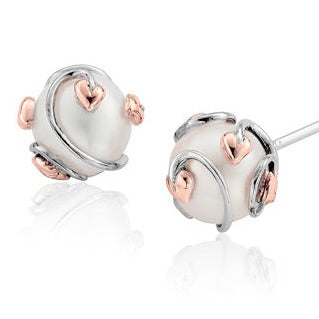 Clogau Tree of Life Caged Pearl Stud Earrings - 3STOLCPE