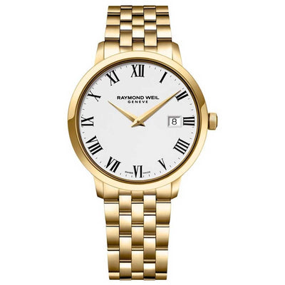 Raymond Weil Men’s Toccata Classic Quartz Gold PVD Bracelet Watch, 5488-P-00300