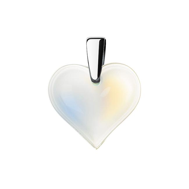 Lalique Amoureuse Beaucoup - Small Heart Pendant - Opalescent 6653300