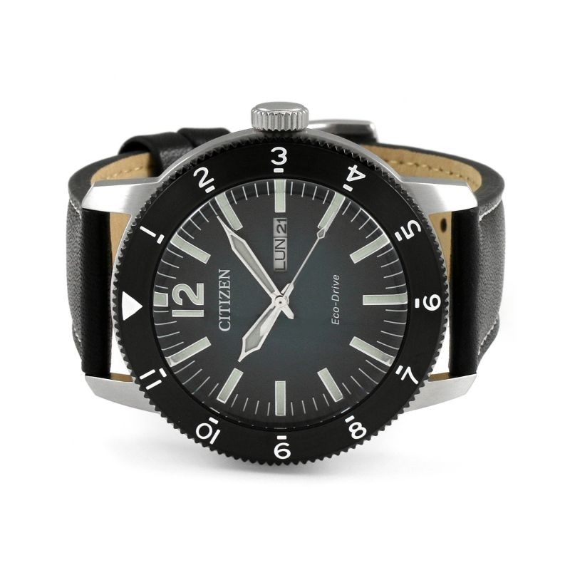 Gentlemen's Citizen Brycen Leather Strap Watch, AW0078-08L