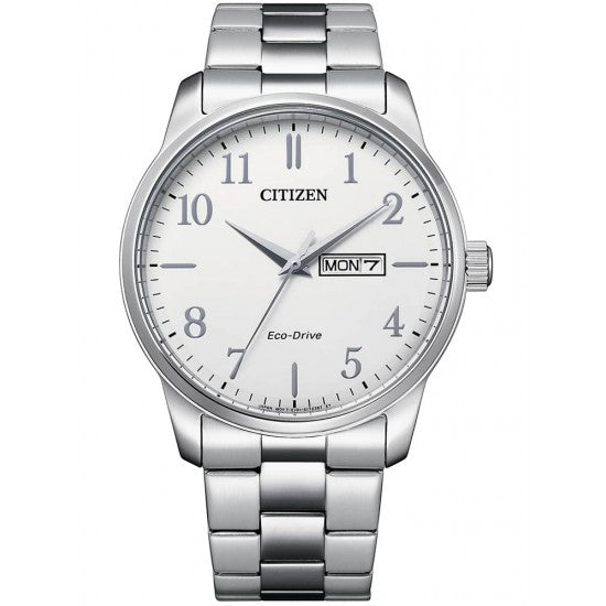 Gentlemen's Citizen Day/Date Stainless Steel Bracelet Watch, BM8550-81A