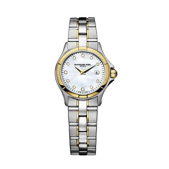 Raymond Weil Ladies Parsifal Quartz Yellow PVD & Steel Two-Tone Watch 9460