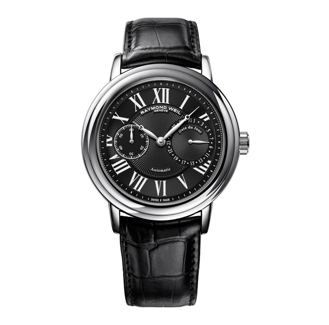 Raymond Weil Men's Maestro Automatic Leather Strap Watch 2846