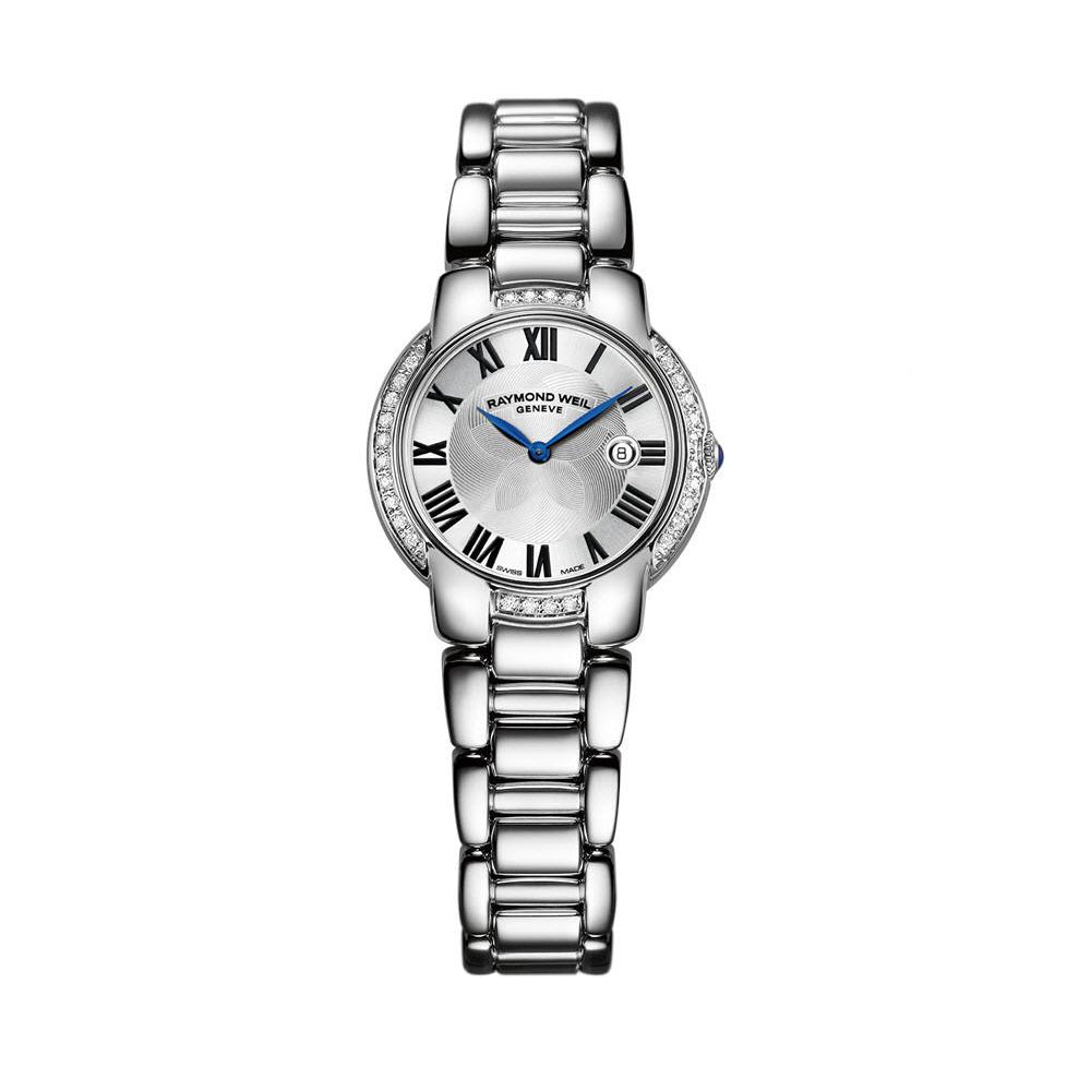 Raymond Weil Ladies Diamond Jasmine Quartz Steel Bracelet Watch 5229