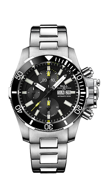 BALL Watch Engineer Hydrocarbon NEDU Titanium and Stainless Steel Bracelet Watch, DC3O26A-SC-BK