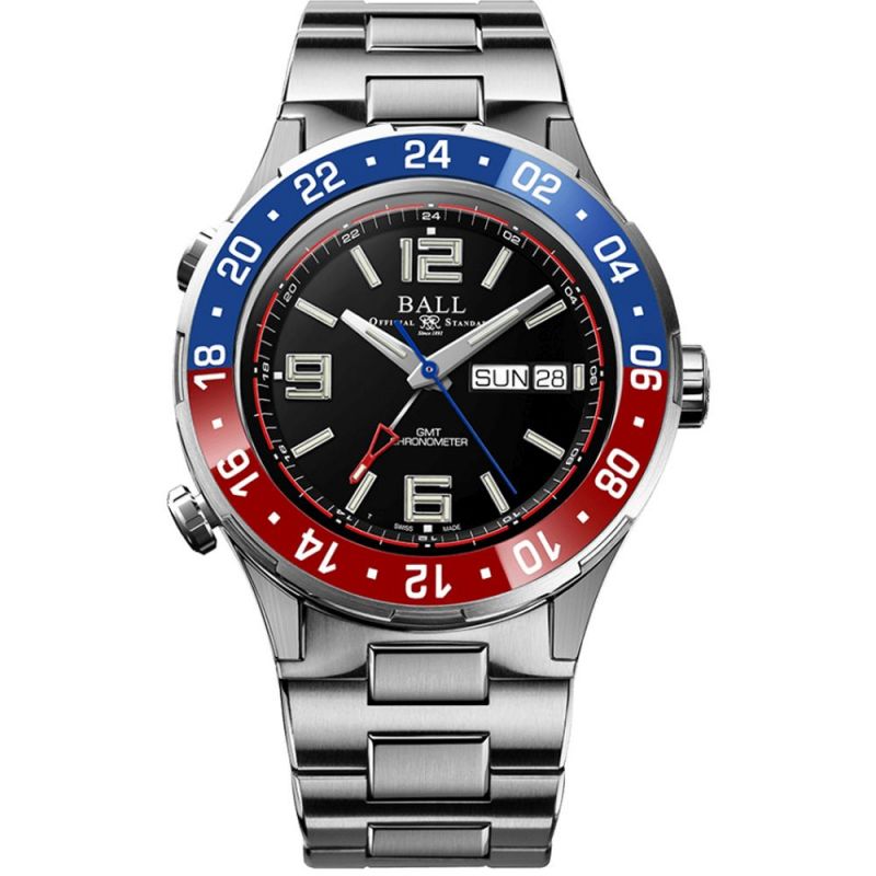 BALL Watch Roadmaster Marine GMT Limited Edition Bracelet Watch, DG3030B-S4C-BK