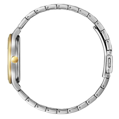 Ladies Citizen Silhouette Eco-Drive Steel & Gold PVD Bracelet Watch, EM0506-77A
