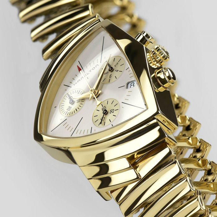 Hamilton Ventura Chronograph Quartz Bracelet Strap Watch, H24422151