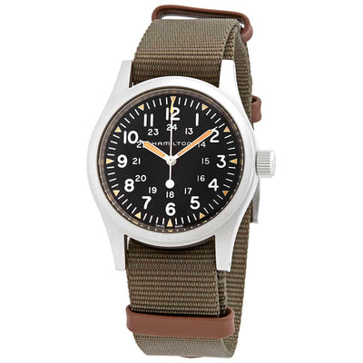 Hamilton Khaki Field Mechanical Nato Fabric Strap Watch, H69439931