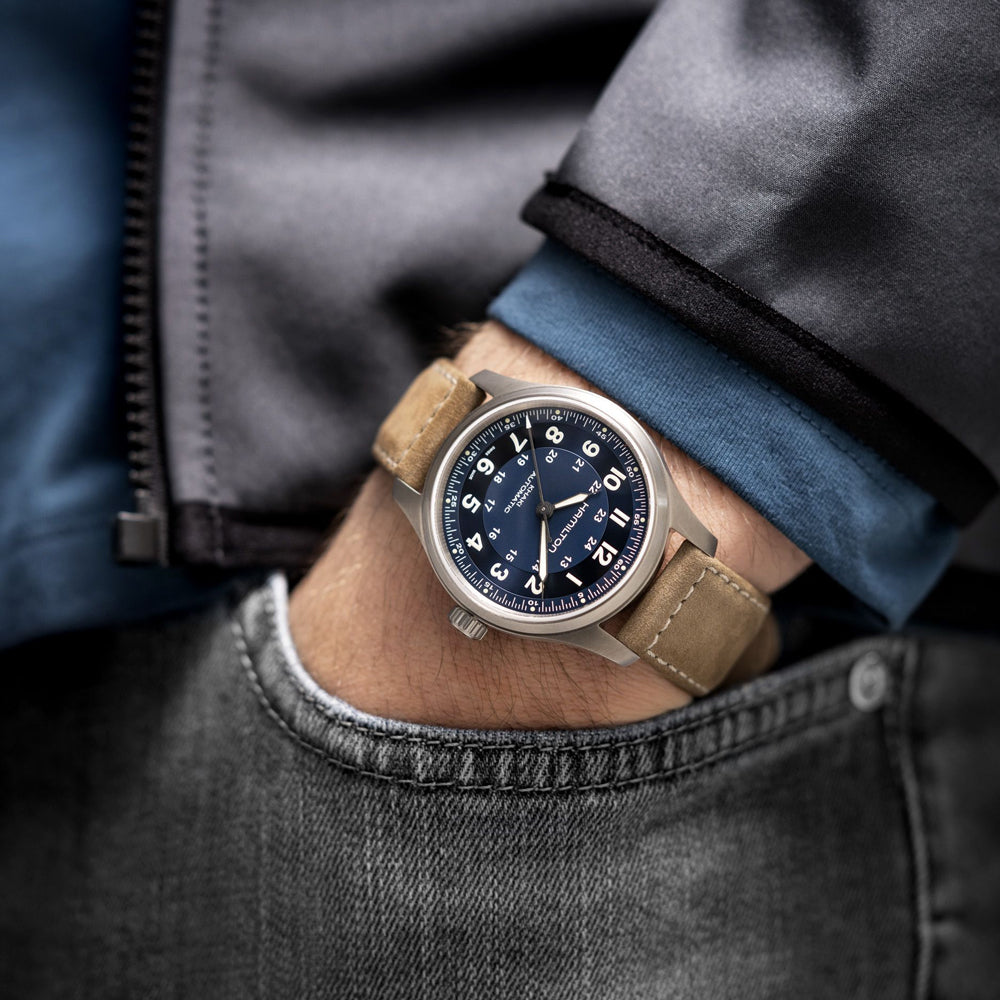 Hamilton Khaki Field Titanium Auto 42mm Strap Watch H70545540