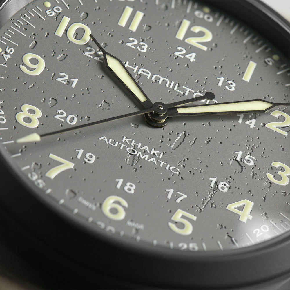 Hamilton Khaki Field Titanium Auto 38mm Grey Dial Watch H70215880