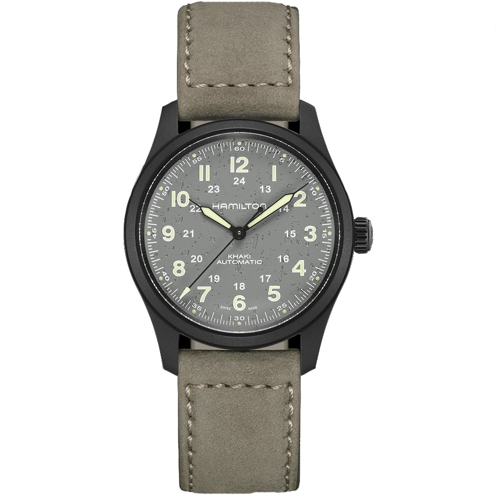 Hamilton Khaki Field Titanium Auto 38mm Grey Dial Watch H70215880